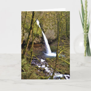 Ponytail Falls, Oregon Card