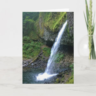 Ponytail Falls, Oregon Card