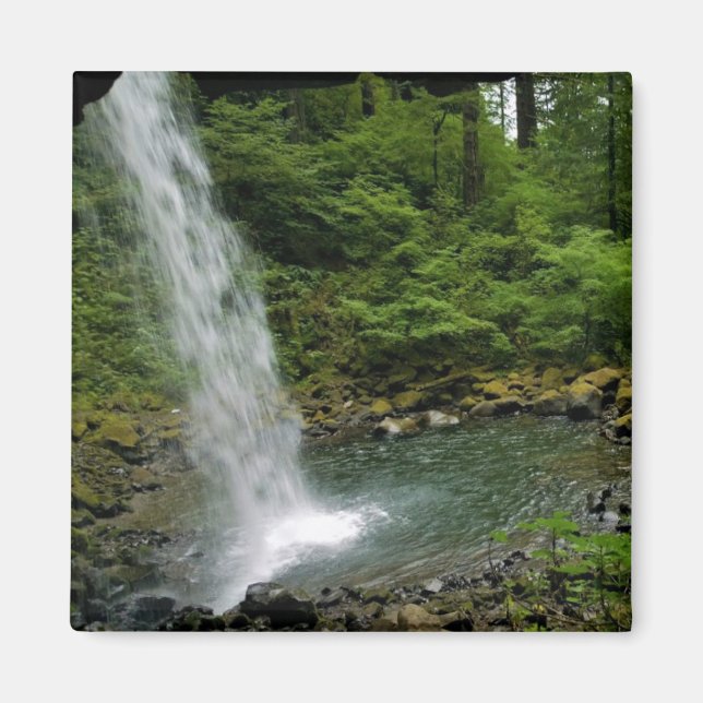 Ponytail Falls, Oregon Magnet (Front)