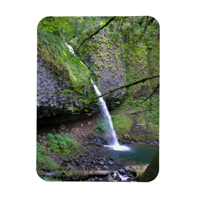 Ponytail Falls, Oregon Magnet (Vertical)