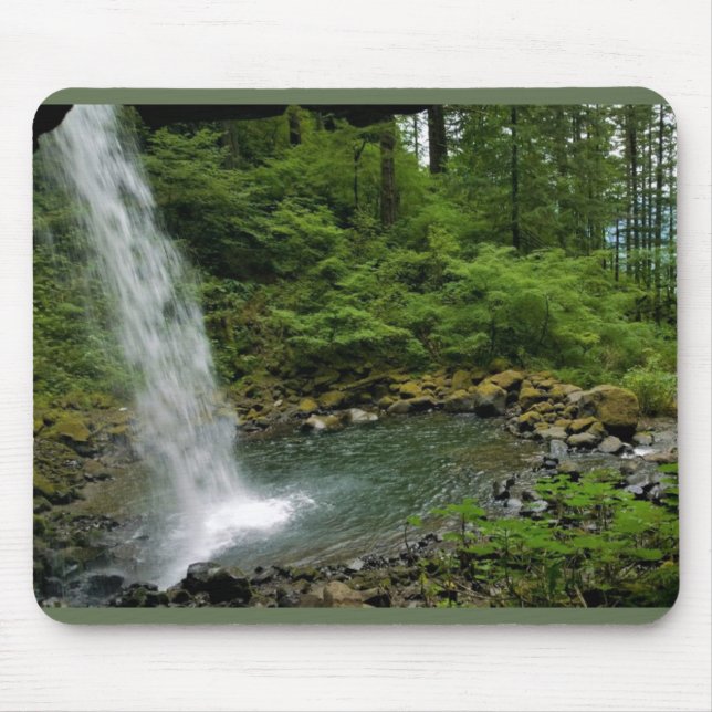 Ponytail Falls, Oregon Mouse Mat (Front)