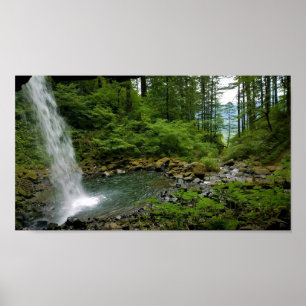 Ponytail Falls, Oregon Poster