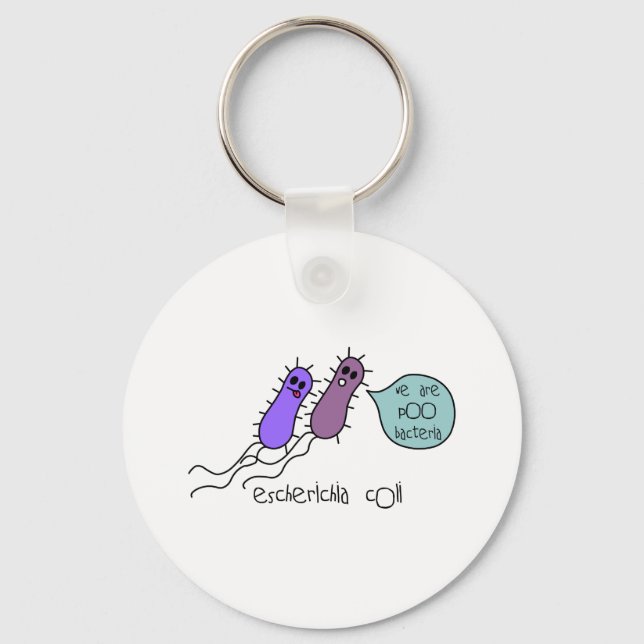 Poo Bacteria Key Ring (Front)