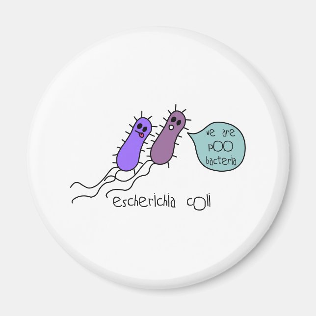 Poo Bacteria Magnet (Front)