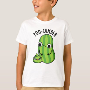 Poo-cumber Funny Cucumber Pun T-Shirt