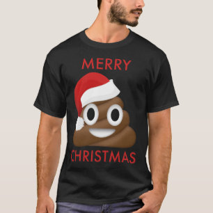 Poo Emoji Merry Christmas Essential T-Shirt