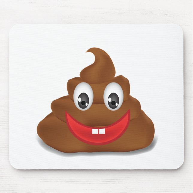 poo emojis mouse mat (Front)
