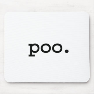 poo. mouse mat
