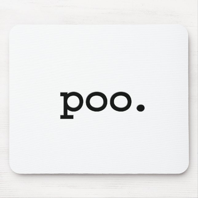 poo. mouse mat (Front)