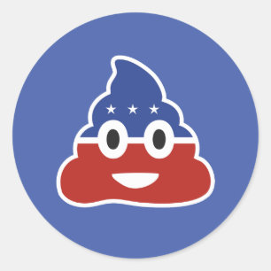 Poo Party 2016 - - Classic Round Sticker