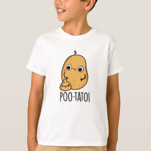 Poo-tato Funny Veggie Poop Pun  T-Shirt