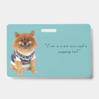 Poochie Dog Sweater | ID Badge