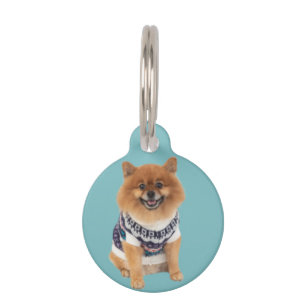 Poochie Dog Sweater Pet Tag