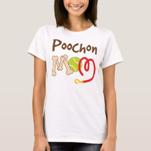 Poochon Dog Breed Mum Gift T-Shirt