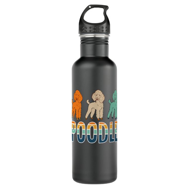 Poodle 710 Ml Water Bottle (Front)