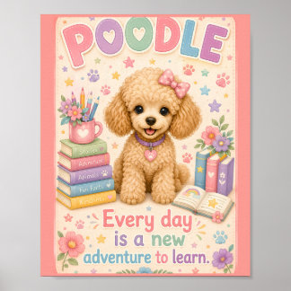 Poodle adventure poster