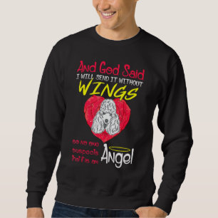 Poodle Angel Without Wings Pet Sweatshirt