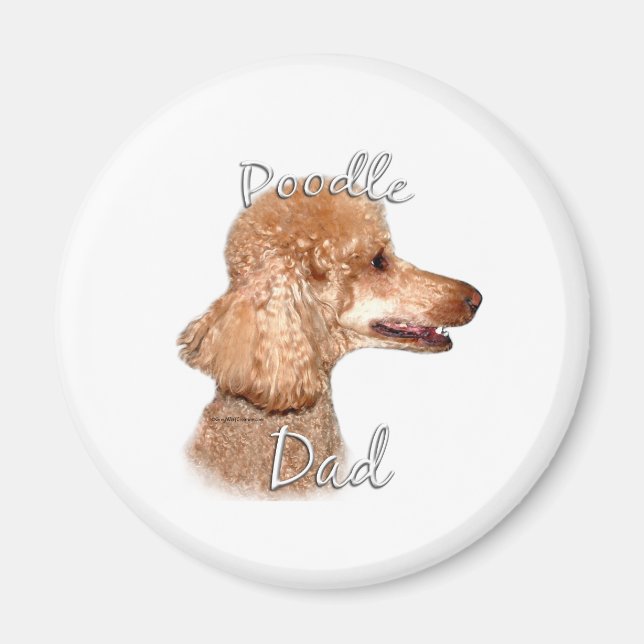 Poodle (apricot) Dad 2 Magnet (Front)