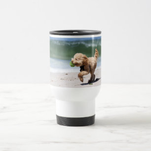 Poodle - Apricot - Poodle Play Travel Mug