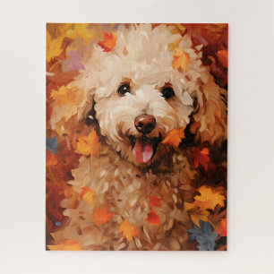 Poodle Autumn Thanksgiving  Jigsaw Puzzle