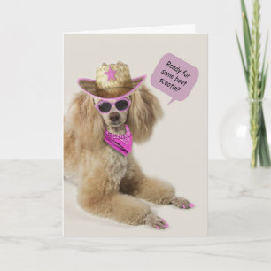 Poodle Birthday Card by Focus for a Cause