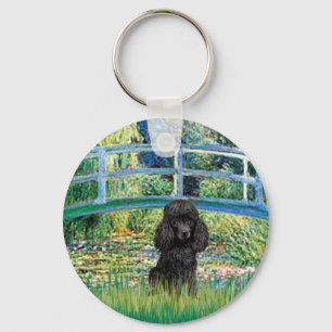 Poodle (black 1) - Bridge Key Ring