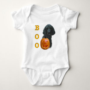 Poodle (Black Coated) Boo Baby Bodysuit