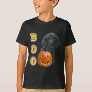Poodle (Black Coated) Boo T-Shirt