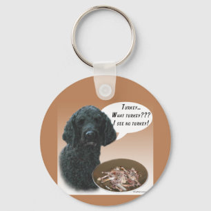 Poodle (black) Turkey Key Ring