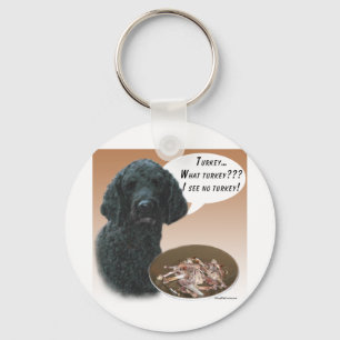 Poodle (black) Turkey Key Ring