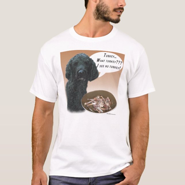 Poodle (black) Turkey T-Shirt (Front)