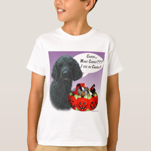 Poodle (blk) Halloween Candy T-Shirt