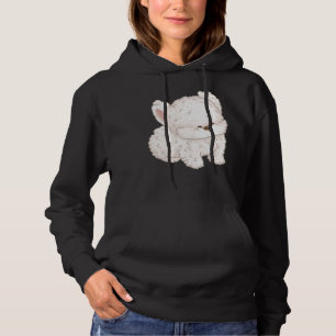 Poodle Blow Up By The Wind Hoodie