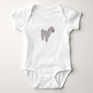 Poodle Body Suit Baby Bodysuit