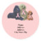Poodle  Breast Cancer Address Label