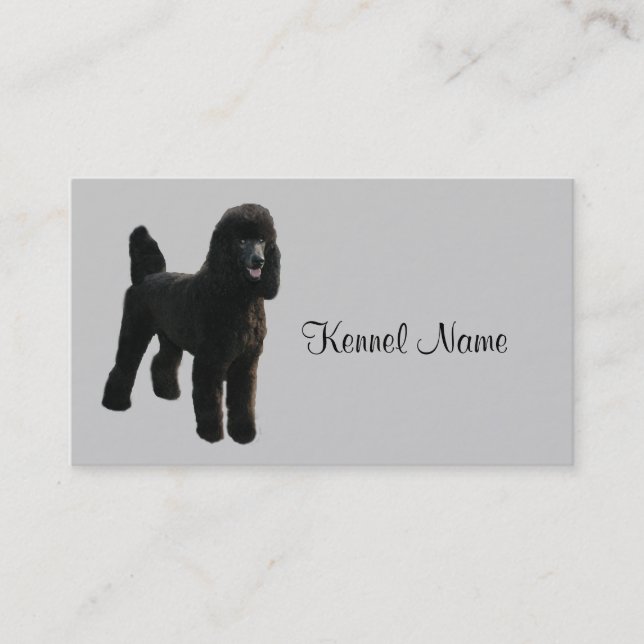 Poodle Breeder Business Card (Front)