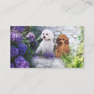 Poodle Breeder Business Card