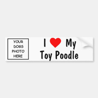 Poodle Bumper Sticker