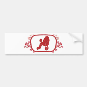 Poodle Bumper Sticker