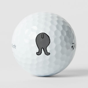 poodle butt grey golf balls