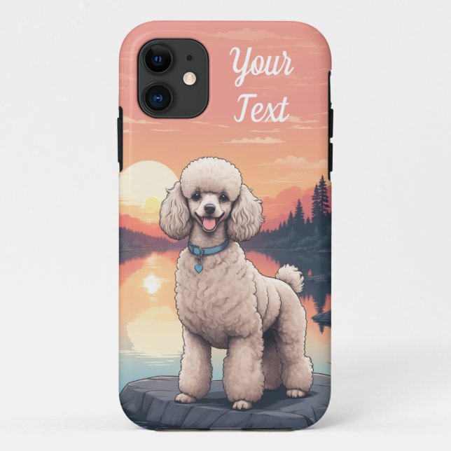 Poodle by Lake Case-Mate iPhone Case (Back)