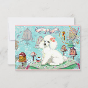 Poodle Cakes Bon Bon Cupcake Invite