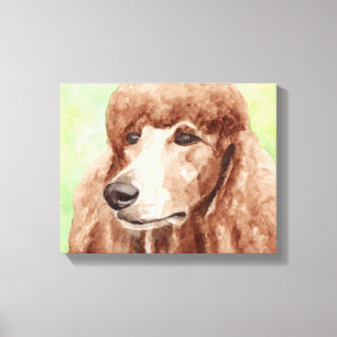 Poodle Canvas Art