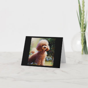 Poodle  card