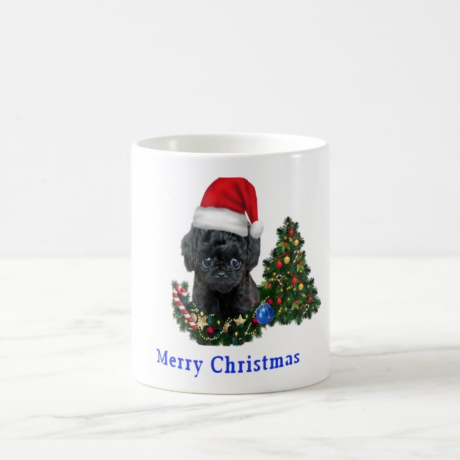 Poodle Christmas   Coffee Mug (Center)