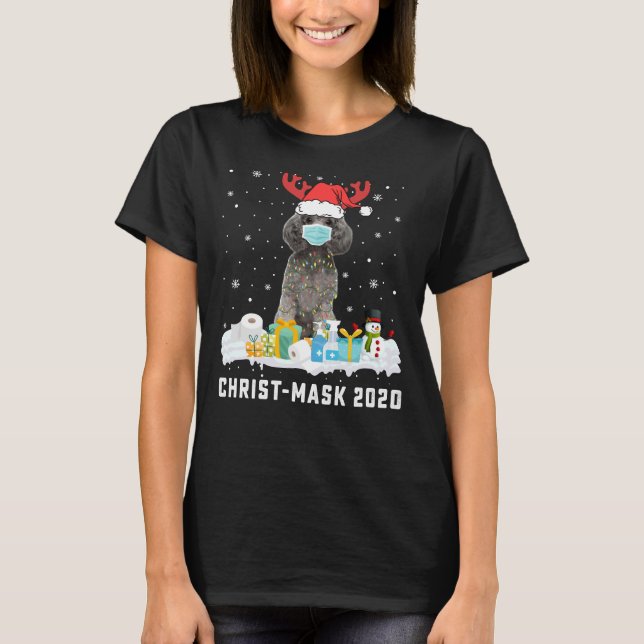 Poodle Christmas Essential T-Shirt (Front)