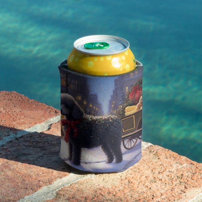 Poodle Christmas Festive Season Can Cooler (In Situ Pool)