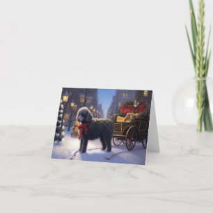 Poodle Christmas Festive Season Card
