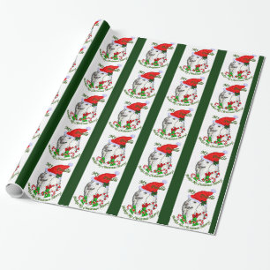Poodle Christmas Merry Wrapping Paper