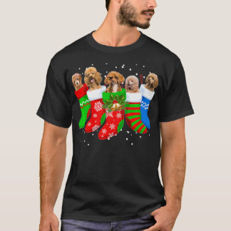 Poodle Christmas  Poodle Dog Cute Socks Gift T-Shirt